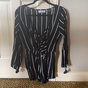 Navy Romper from Faithfull the Brand. US size 2.